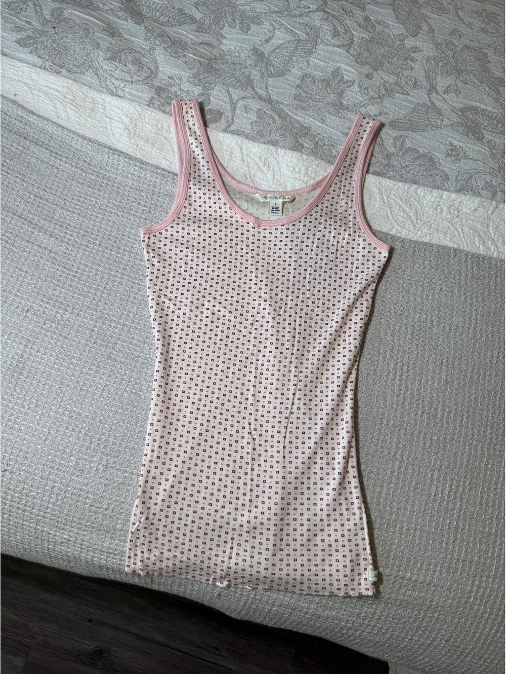 abercrombie & fitch pink & beige tank top / cami [COPY]